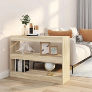 Boekenkast kamerscherm 100x30x72 cm sonoma eiken