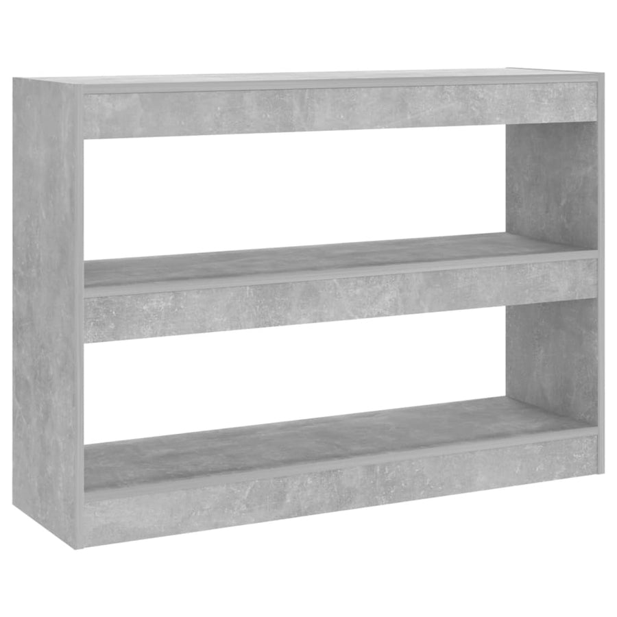 Boekenkast/Kamerscherm 00X30X72 Cm Betongrijs