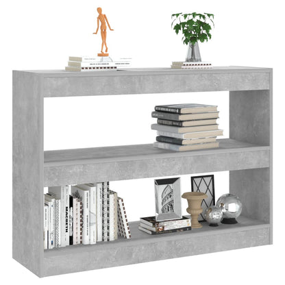 Boekenkast/Kamerscherm 00X30X72 Cm Betongrijs