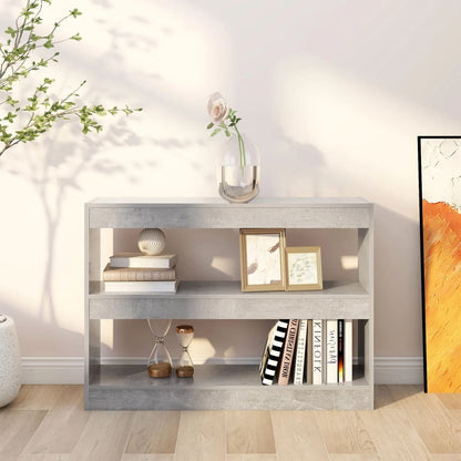 Boekenkast/Kamerscherm 00X30X72 Cm Betongrijs
