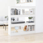 Bookcase/room divider 100x30x103 cm white