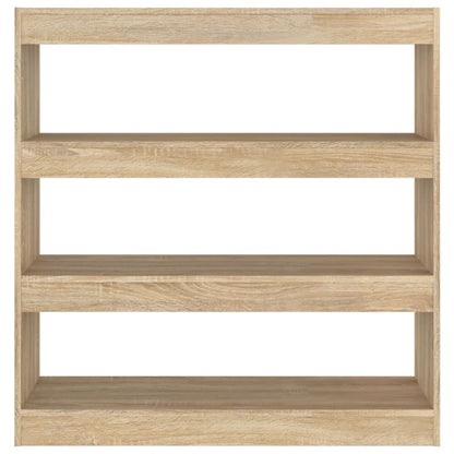 Boekenkast/Kamerscherm 100X30X103 Cm Kleurig Sonoma eiken
