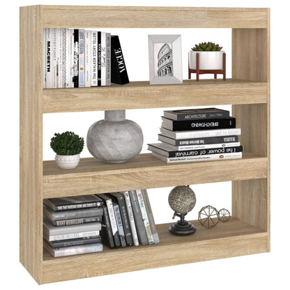 Boekenkast/Kamerscherm 100X30X103 Cm Kleurig Sonoma eiken