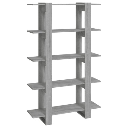 Boekenkast/Kamerscherm 00X30X60 Cm Eikenkleurig Grijs sonoma