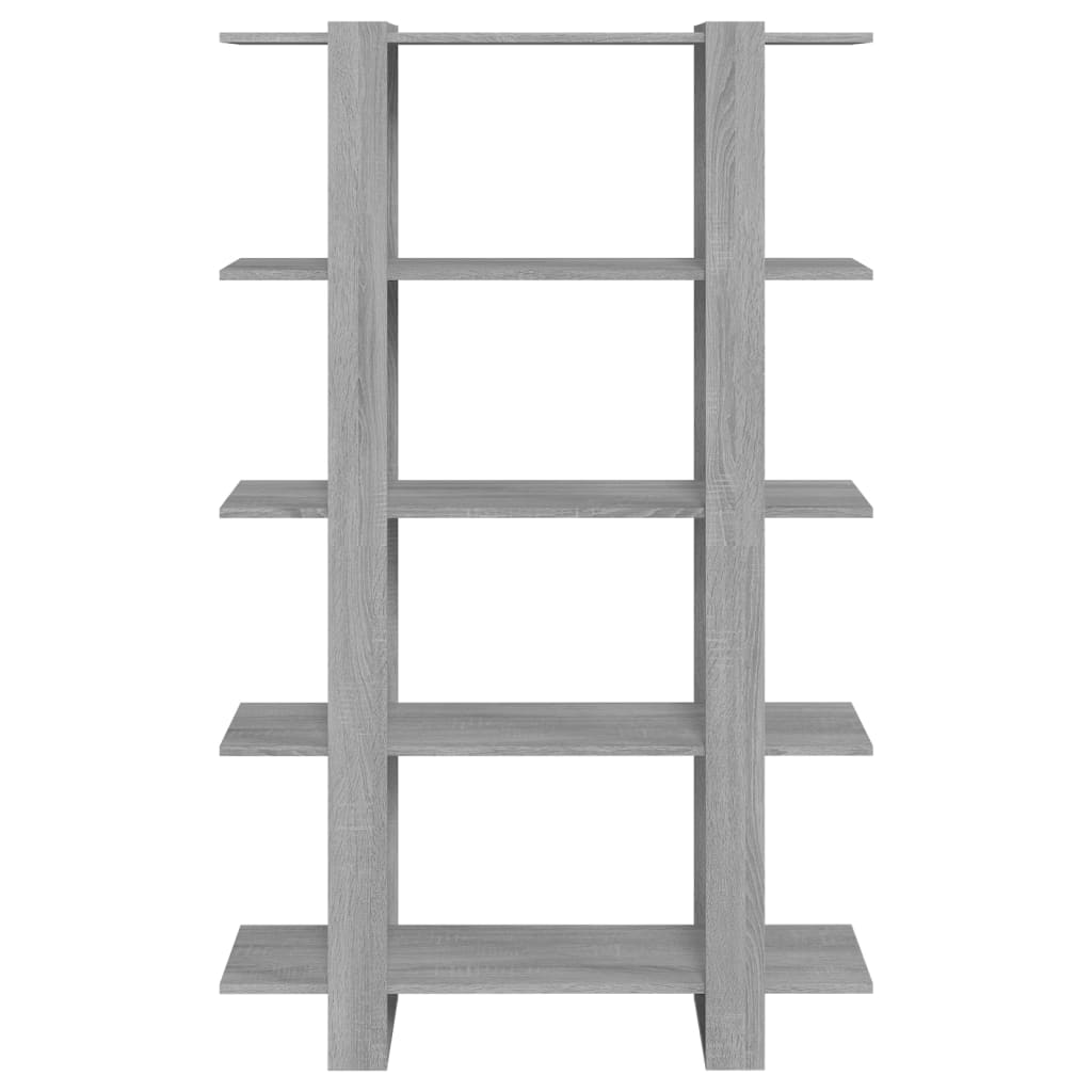 Boekenkast/Kamerscherm 00X30X60 Cm Eikenkleurig Grijs sonoma