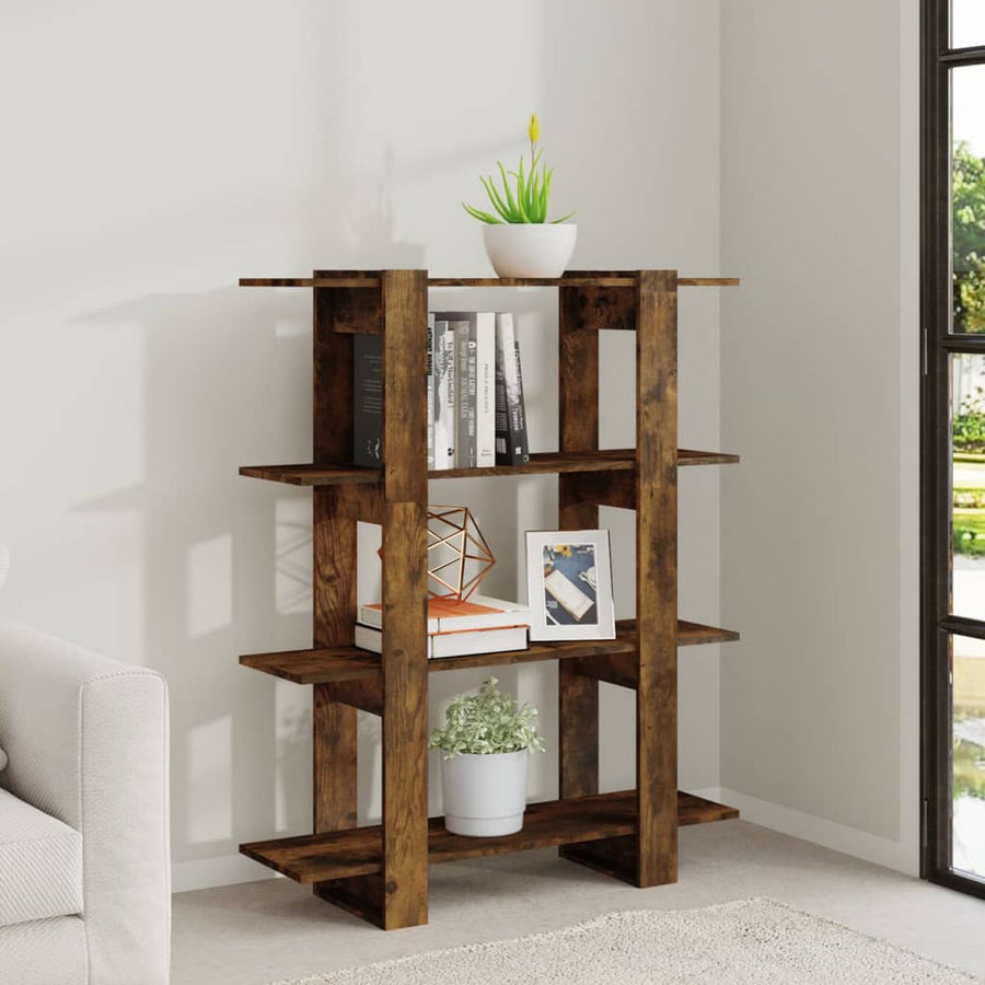Boekenkast/Kamerscherm 00X30X23,5 Cm Kleurig Gerookt eiken