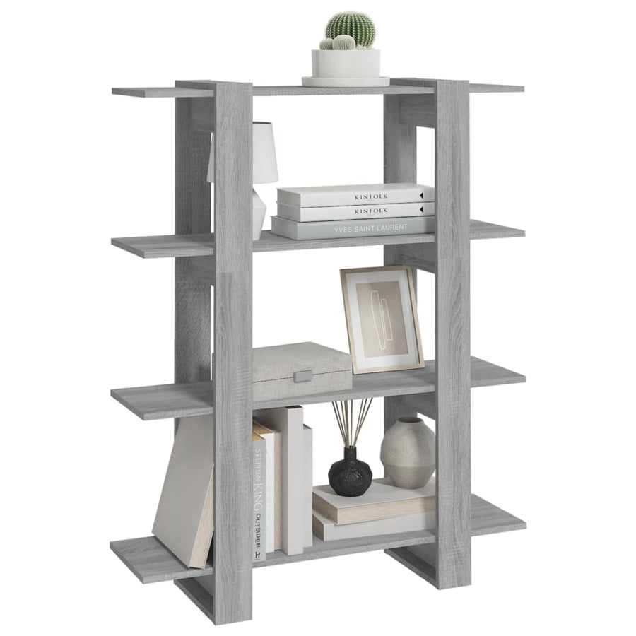Boekenkast/Kamerscherm 00X30X23,5 Cm Eiken Grijs sonoma