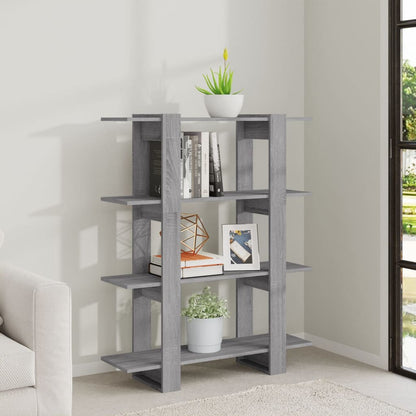 Boekenkast/Kamerscherm 00X30X23,5 Cm Eiken Grijs sonoma