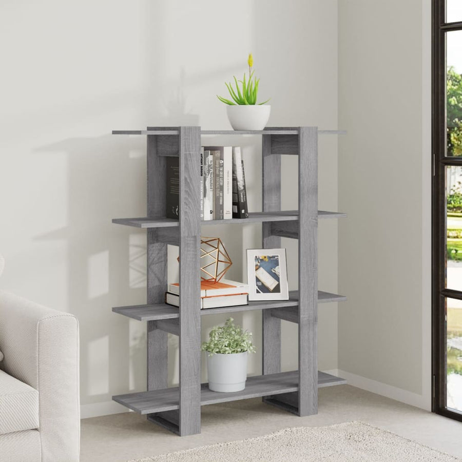 Boekenkast/Kamerscherm 00X30X23,5 Cm Eiken Grijs sonoma