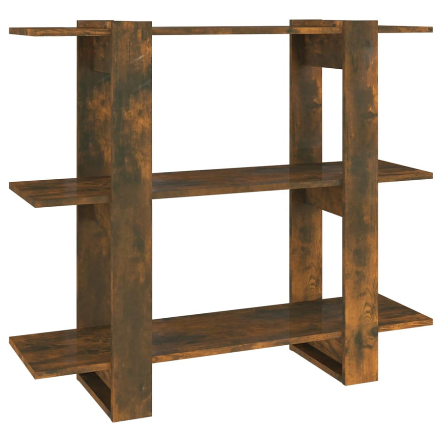 Boekenkast/Kamerscherm 00X30X87 Cm Kleurig Gerookt eiken
