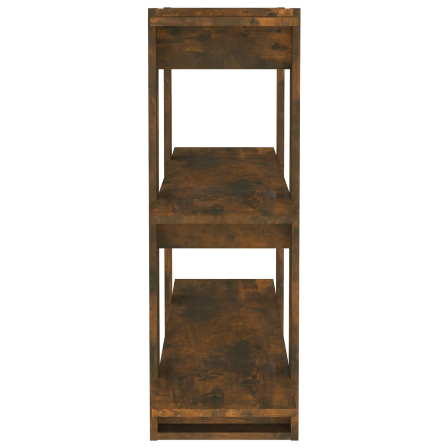 Boekenkast/Kamerscherm 00X30X87 Cm Kleurig Gerookt eiken
