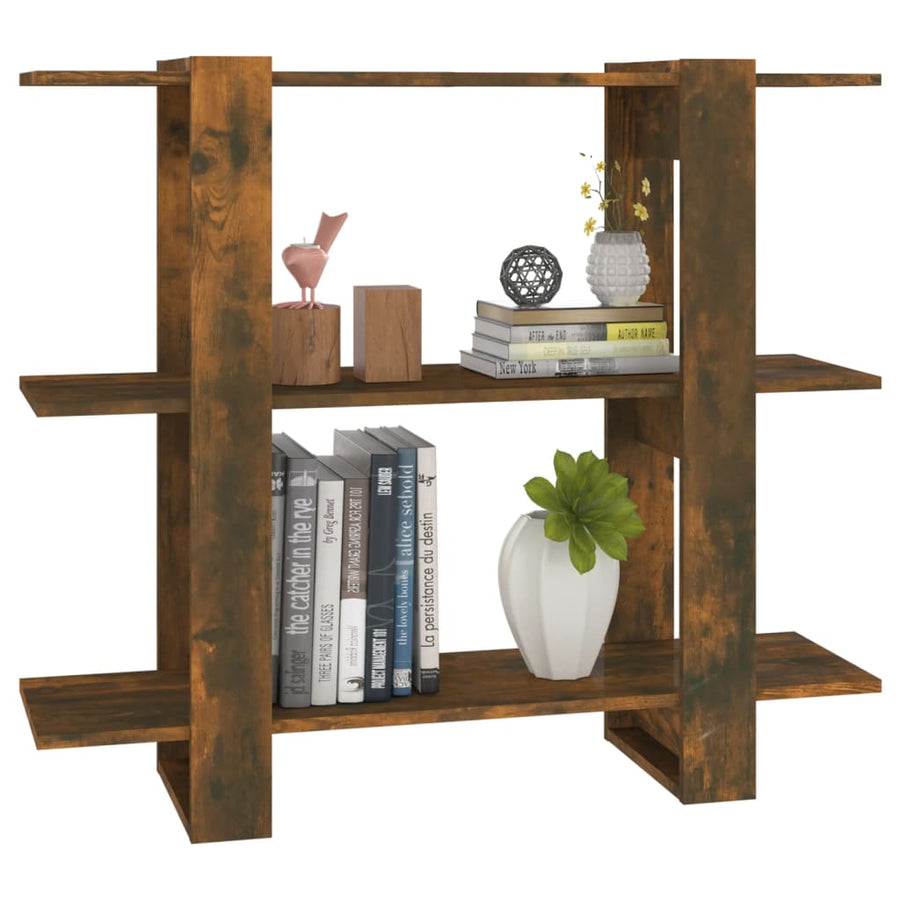 Boekenkast/Kamerscherm 00X30X87 Cm Kleurig Gerookt eiken