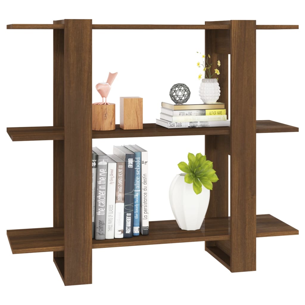 Boekenkast/Kamerscherm 00X30X87 Cm Bruineikenkleurig bruin eikenkleur
