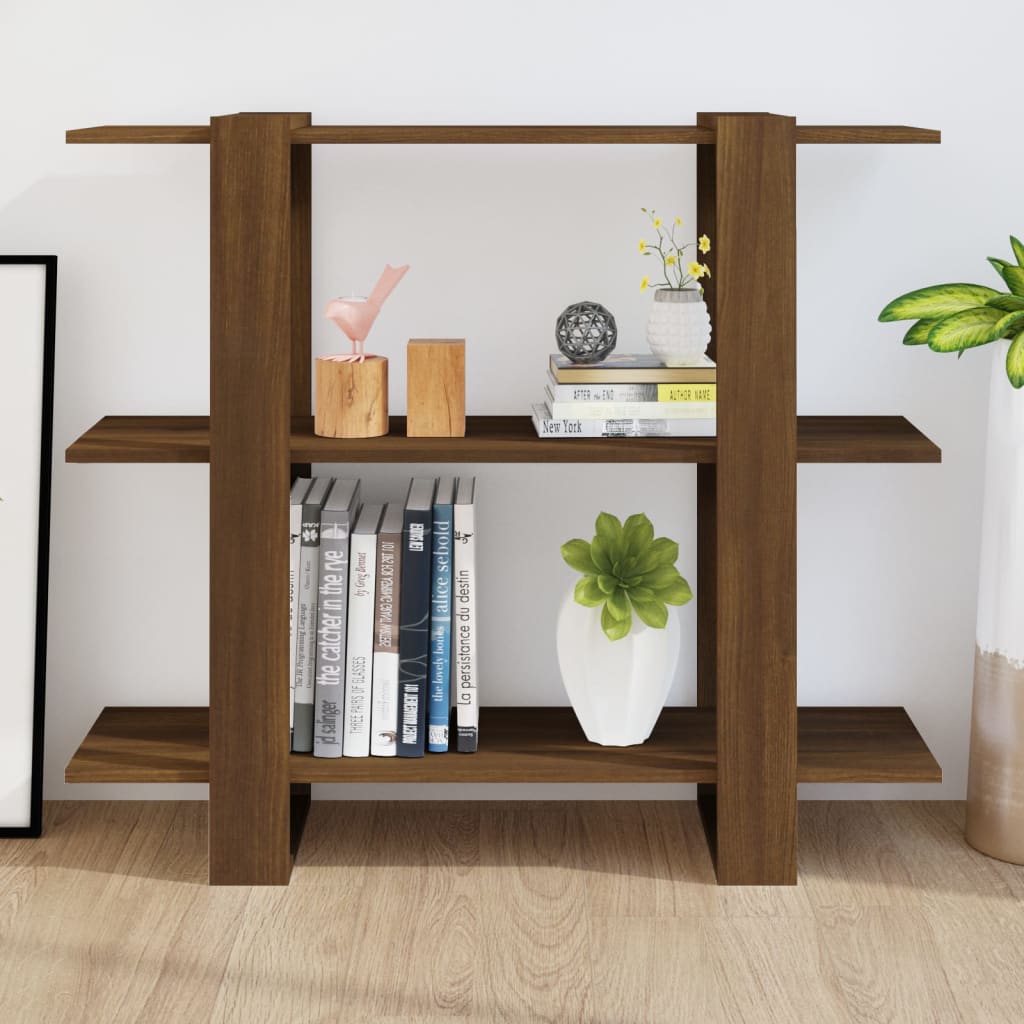 Boekenkast/Kamerscherm 00X30X87 Cm Bruineikenkleurig bruin eikenkleur