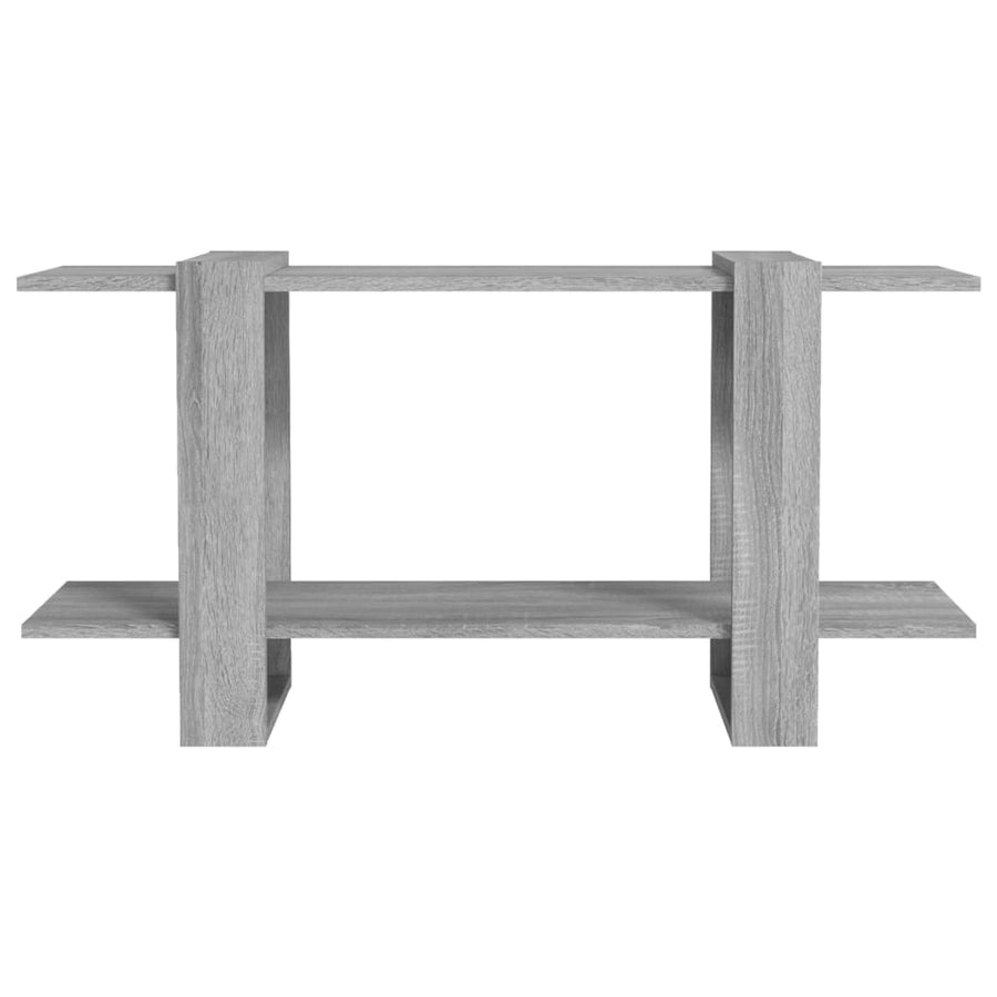 Boekenkast 00X30X5 Cm Bewerkt Hout Eikenkleurig Grijs sonoma