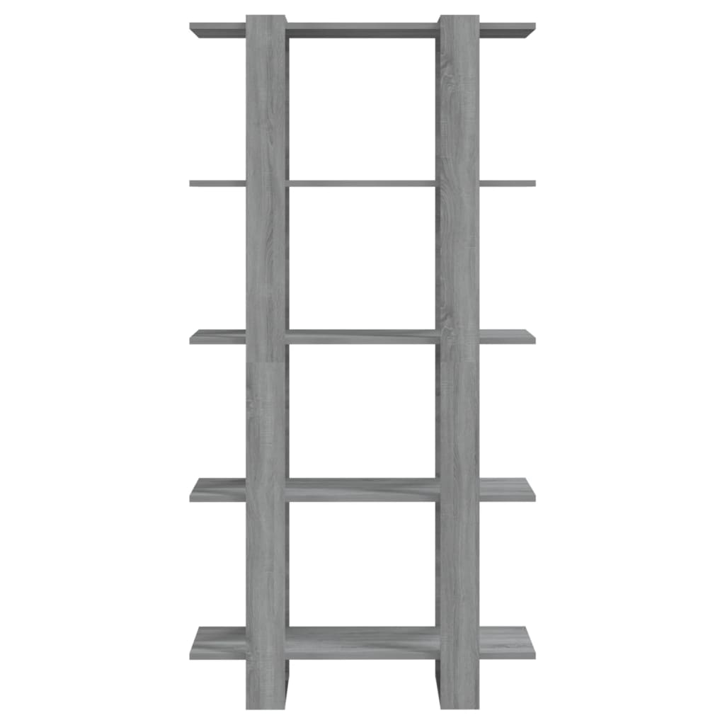 Boekenkast/Kamerscherm 80X30X60 Cm Spaanplaat Grijs sonoma