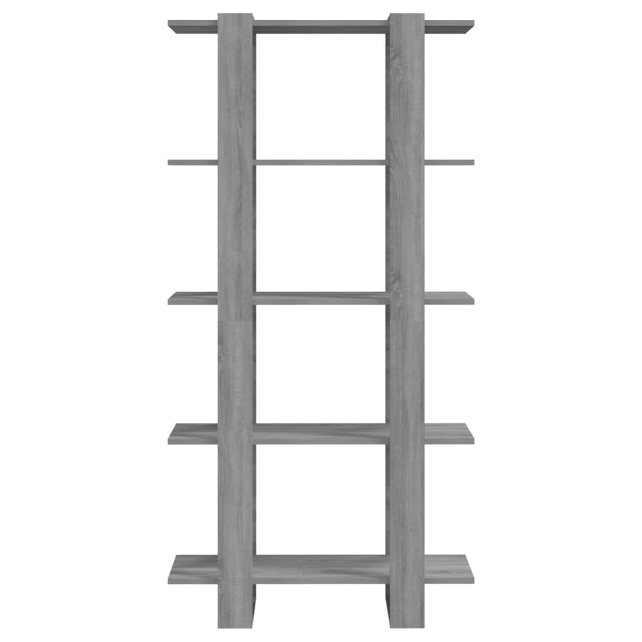 Boekenkast/Kamerscherm 80X30X60 Cm Spaanplaat Grijs sonoma