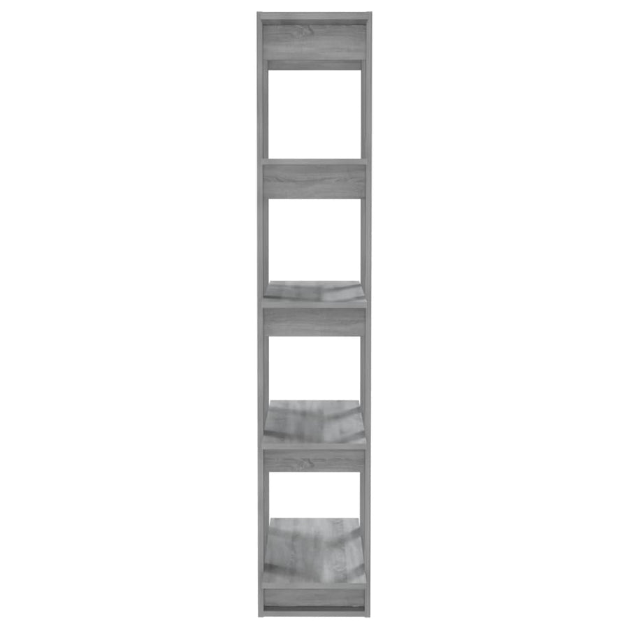 Boekenkast/Kamerscherm 80X30X60 Cm Spaanplaat Grijs sonoma