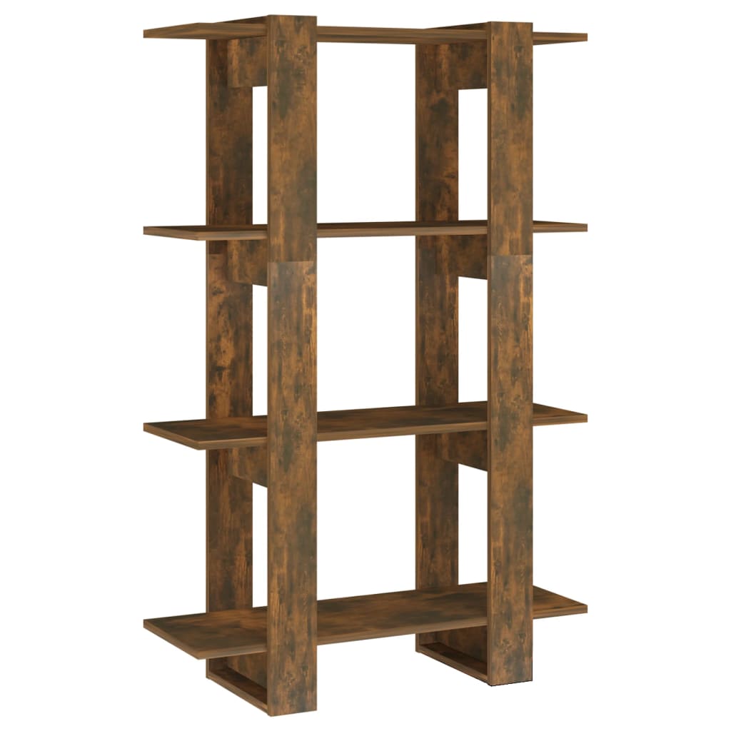 Boekenkast/Kamerscherm 80X30X123,5 Cm Kleurig Gerookt eiken