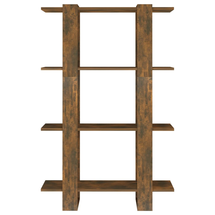 Boekenkast/Kamerscherm 80X30X123,5 Cm Kleurig Gerookt eiken