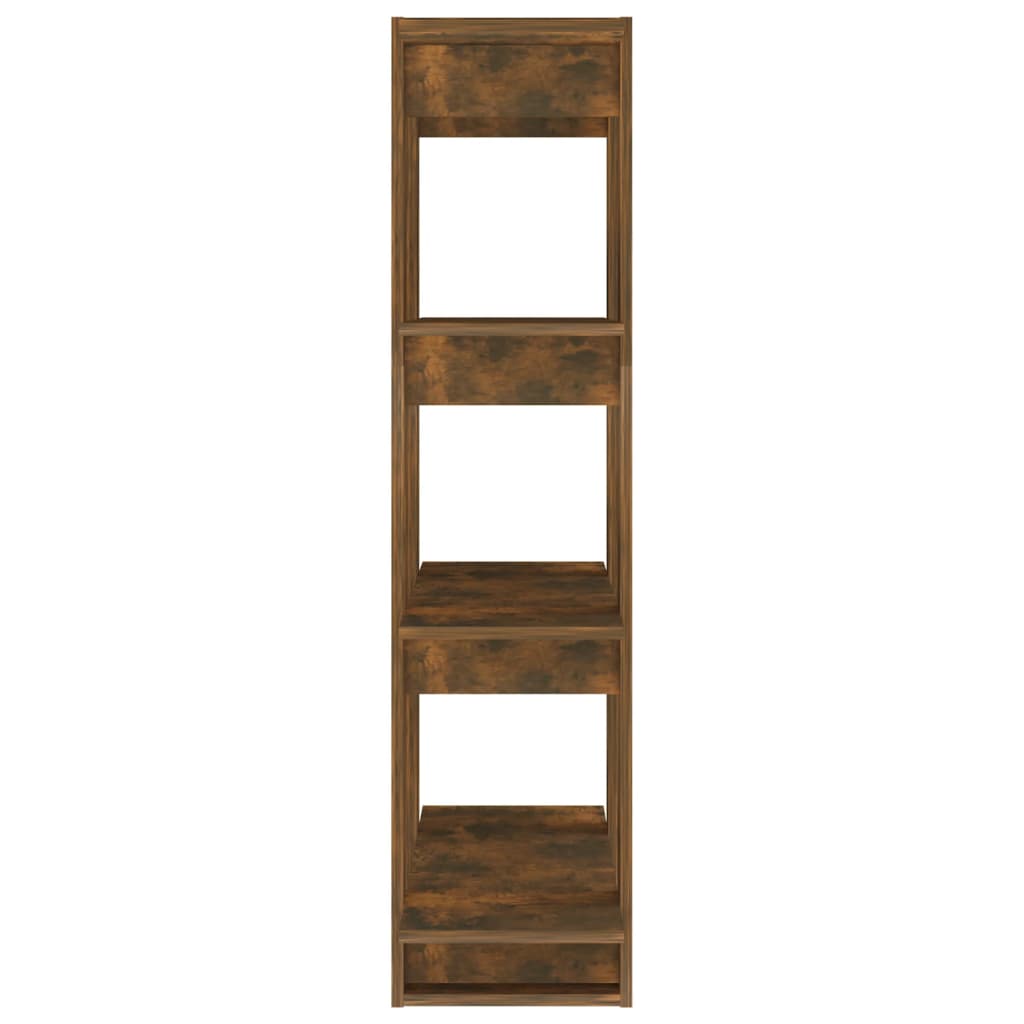 Boekenkast/Kamerscherm 80X30X123,5 Cm Kleurig Gerookt eiken