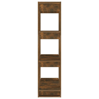 Boekenkast/Kamerscherm 80X30X123,5 Cm Kleurig Gerookt eiken