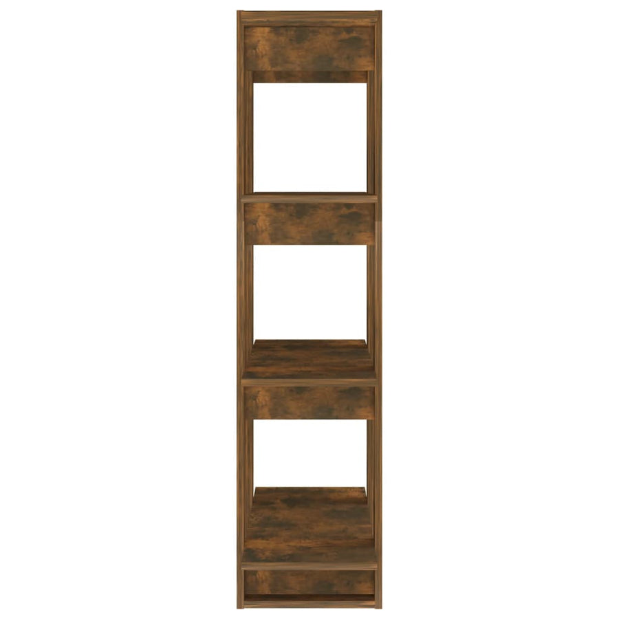 Boekenkast/Kamerscherm 80X30X123,5 Cm Kleurig Gerookt eiken