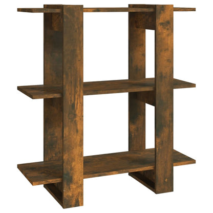 Boekenkast/Kamerscherm 80X30X87 Cm Kleurig Gerookt eiken