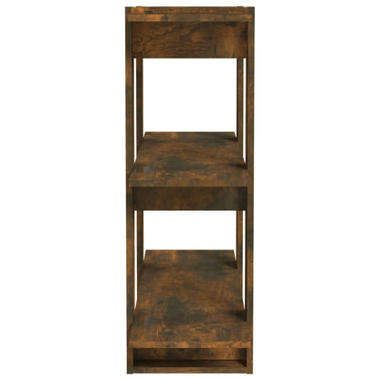 Boekenkast/Kamerscherm 80X30X87 Cm Kleurig Gerookt eiken