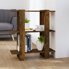 Bookcase/room divider 80x30x87 cm smoked oak