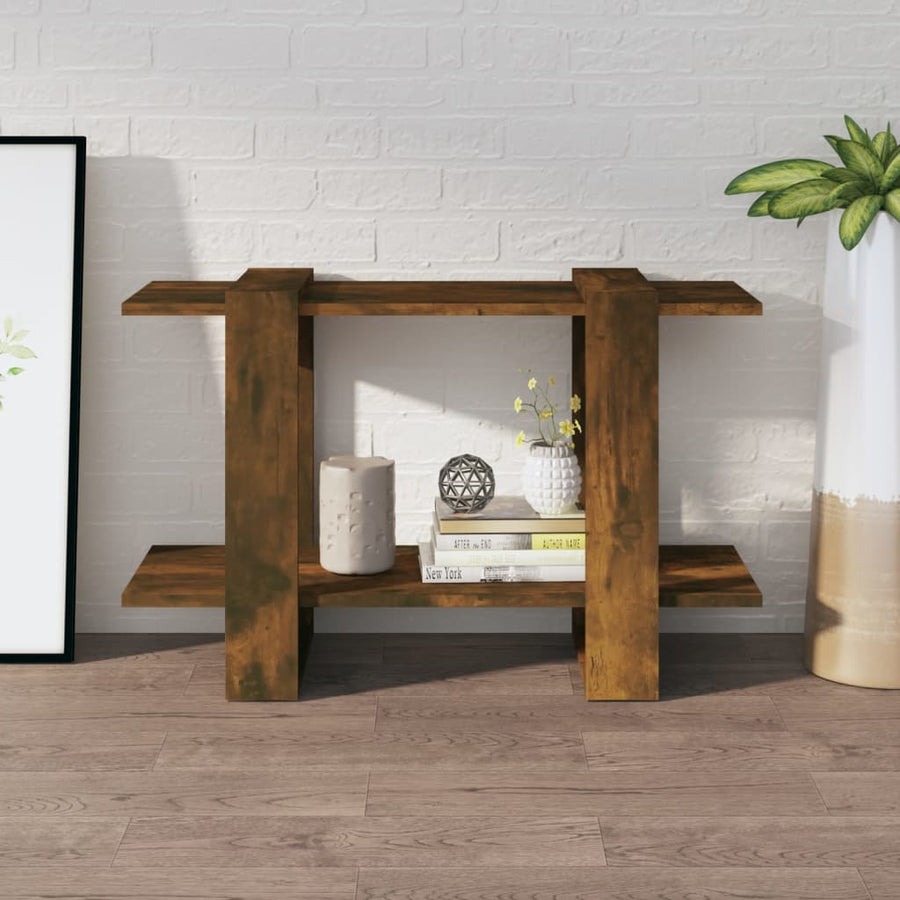 Boekenkast/Kamerscherm 80X30X5 Cm Kleurig Gerookt eiken