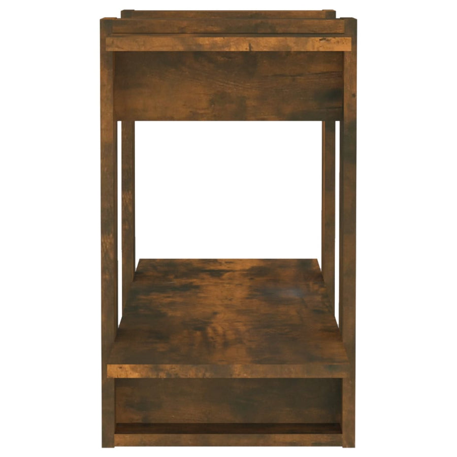 Boekenkast/Kamerscherm 80X30X5 Cm Kleurig Gerookt eiken