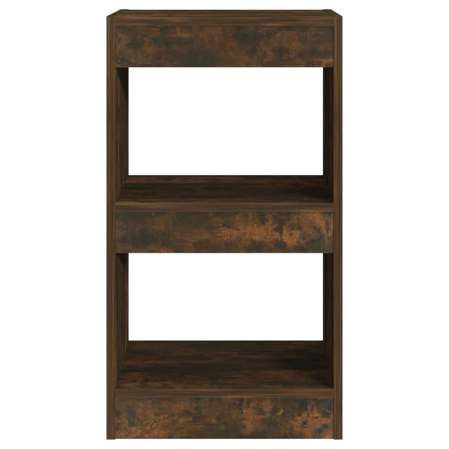 Boekenkast/Kamerscherm 40X30X72 Cm Kleurig Gerookt eiken
