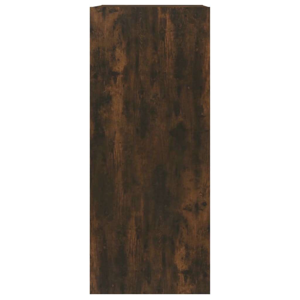 Boekenkast/Kamerscherm 40X30X72 Cm Kleurig Gerookt eiken
