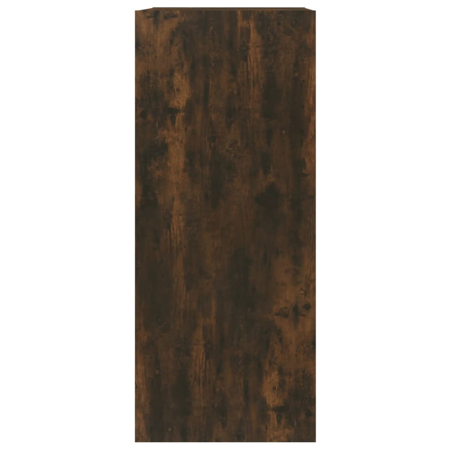 Boekenkast/Kamerscherm 40X30X72 Cm Kleurig Gerookt eiken