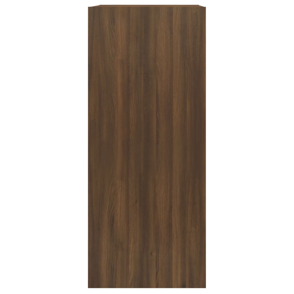 Boekenkast/Kamerscherm 40X30X72 Cm Bruineikenkleurig bruin eikenkleur