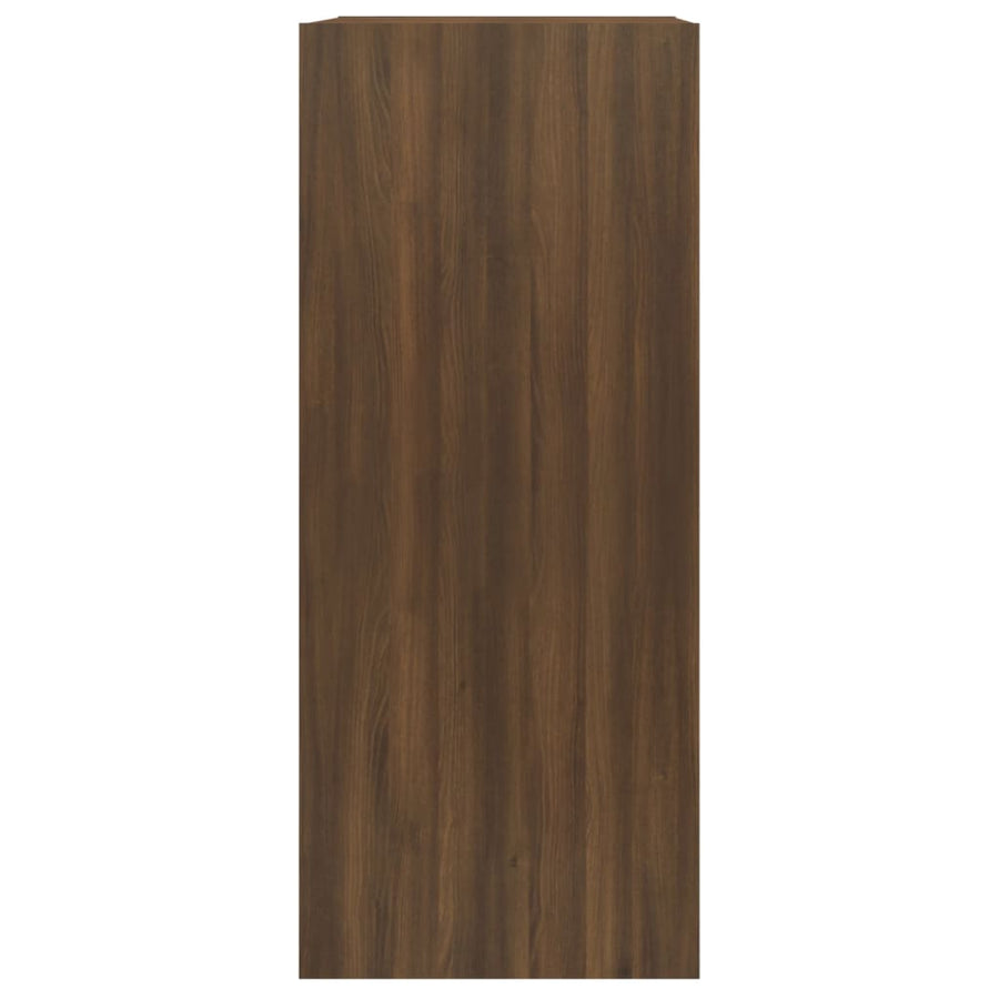 Boekenkast/Kamerscherm 40X30X72 Cm Bruineikenkleurig bruin eikenkleur