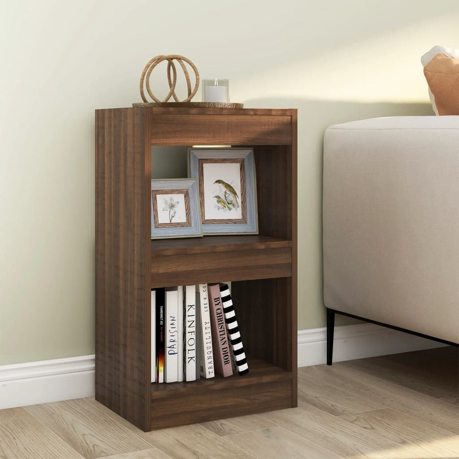Boekenkast/Kamerscherm 40X30X72 Cm Bruineikenkleurig bruin eikenkleur