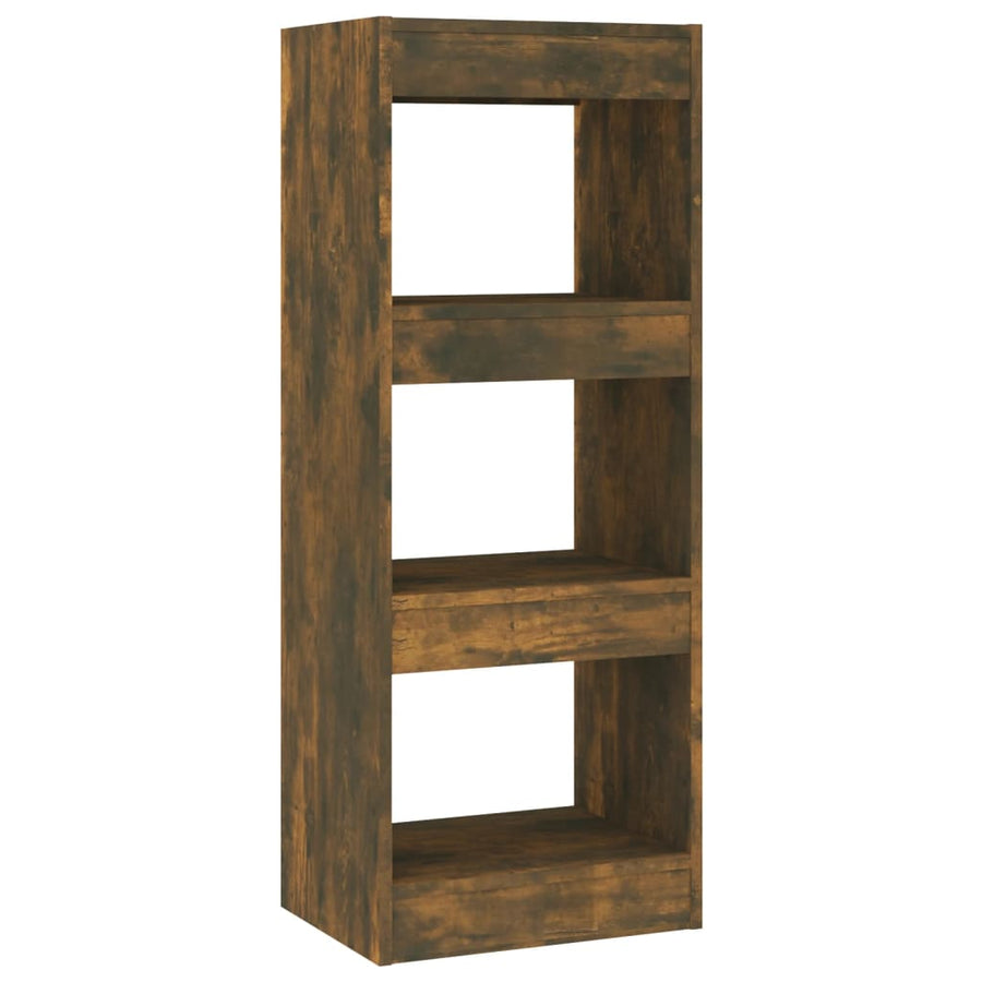 Boekenkast/Kamerscherm 40X30X103 Cm Spaanplaat Gerookt eiken
