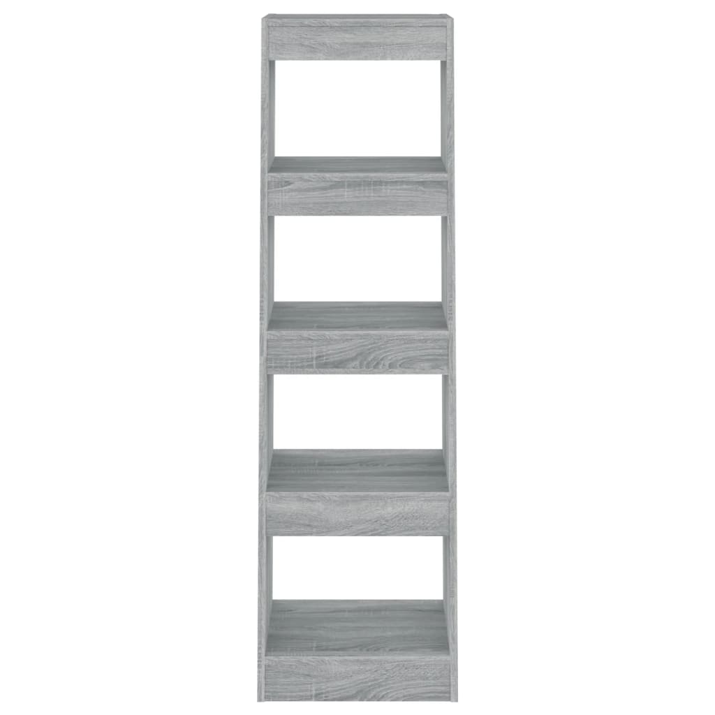 Boekenkast/Kamerscherm 40X30X35 Cm Eikenkleurig Grijs sonoma
