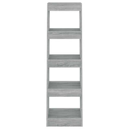 Boekenkast/Kamerscherm 40X30X35 Cm Eikenkleurig Grijs sonoma