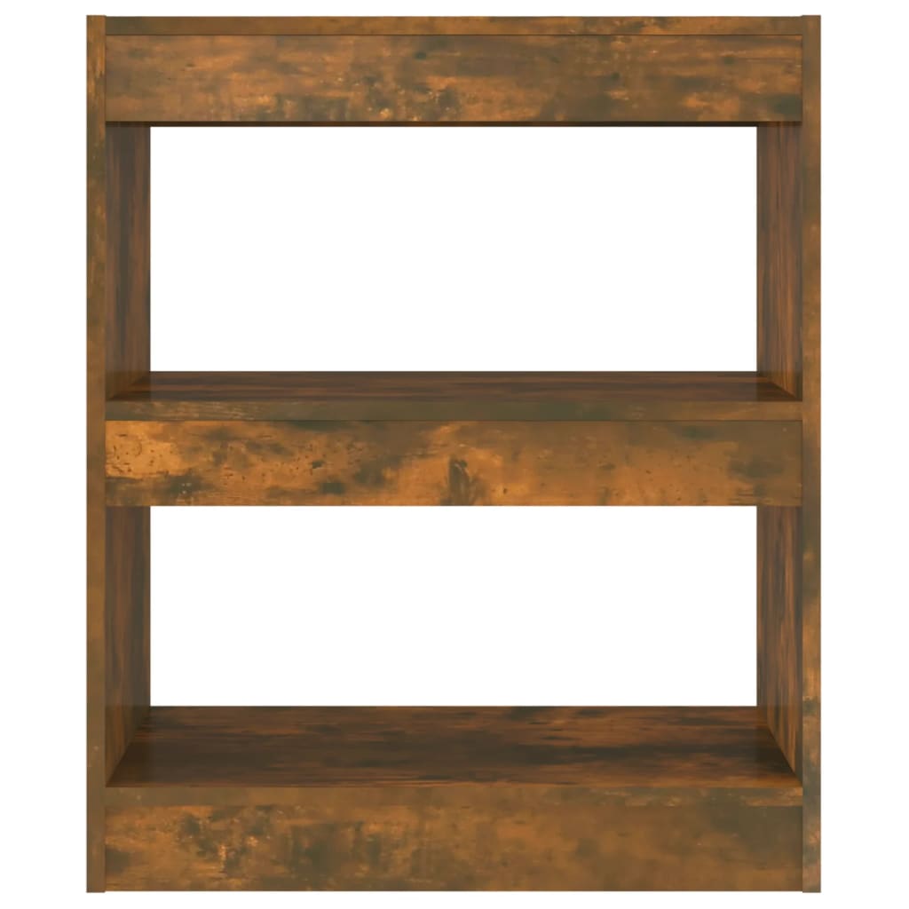 Boekenkast/Kamerscherm 60X30X72 Cm Kleurig Gerookt eiken