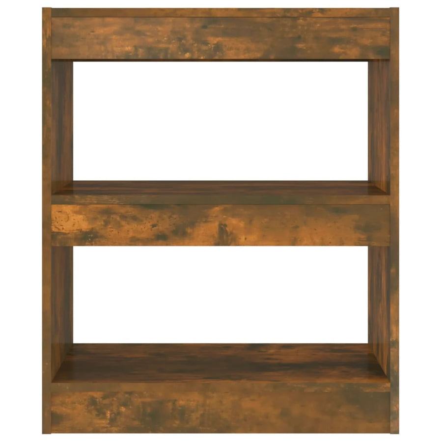 Boekenkast/Kamerscherm 60X30X72 Cm Kleurig Gerookt eiken