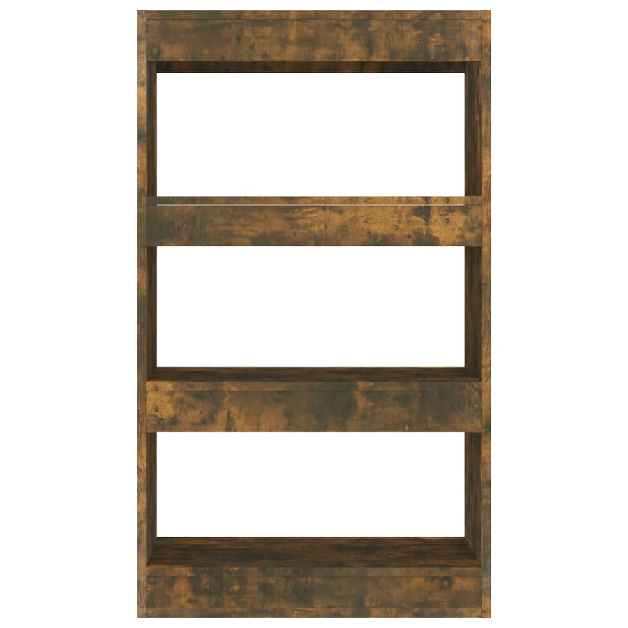 Boekenkast/Kamerscherm 60X30X03 Cm Spaanplaat Gerookt eiken