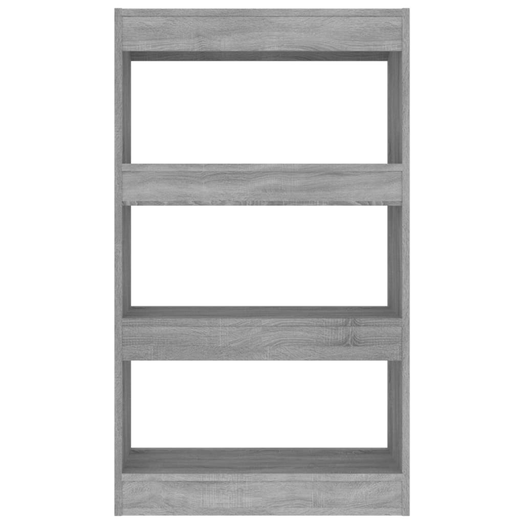 Boekenkast/Kamerscherm 60X30X03 Cm Spaanplaat Sonoma Grijs