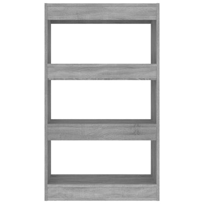 Boekenkast/Kamerscherm 60X30X03 Cm Spaanplaat Sonoma Grijs