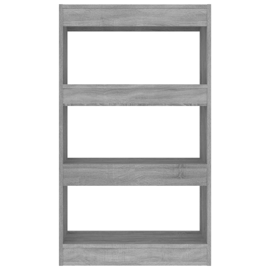 Boekenkast/Kamerscherm 60X30X03 Cm Spaanplaat Sonoma Grijs