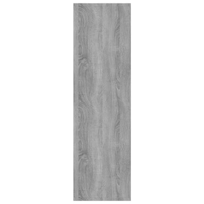 Boekenkast/Kamerscherm 60X30X03 Cm Spaanplaat Sonoma Grijs