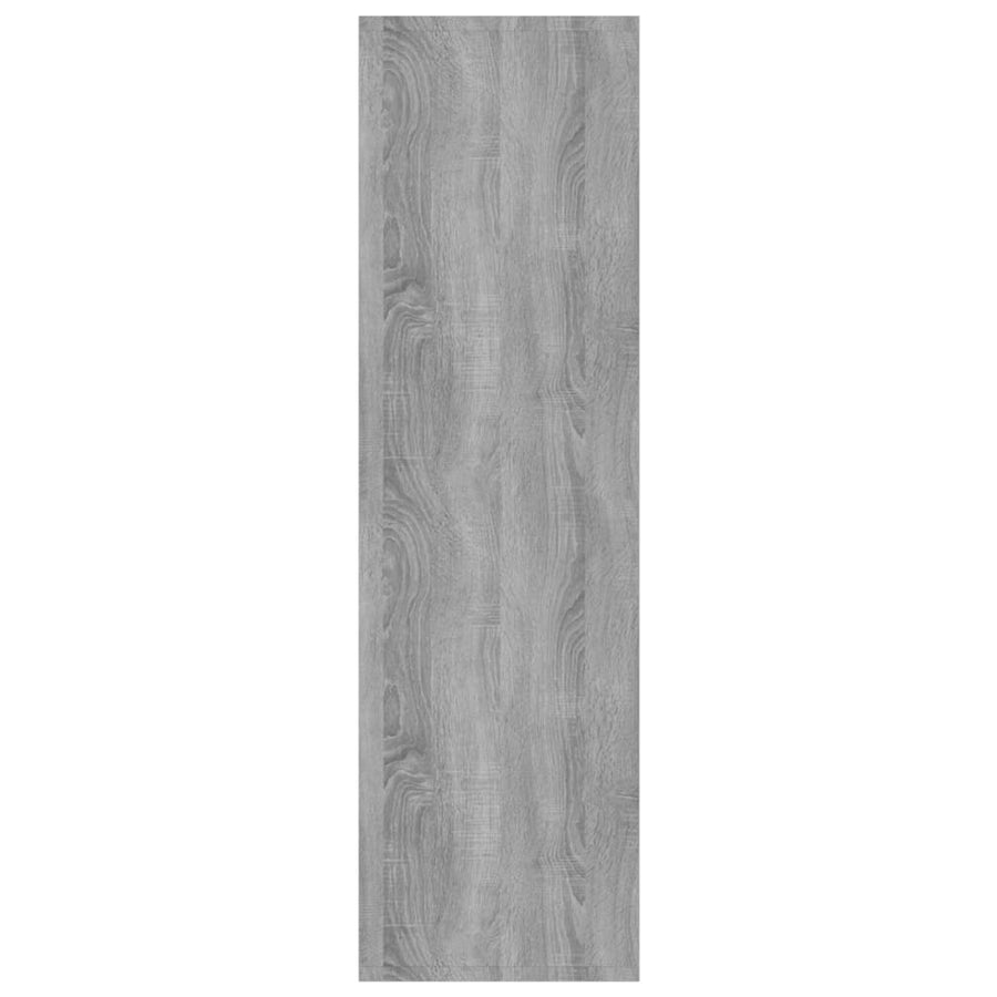 Boekenkast/Kamerscherm 60X30X03 Cm Spaanplaat Sonoma Grijs