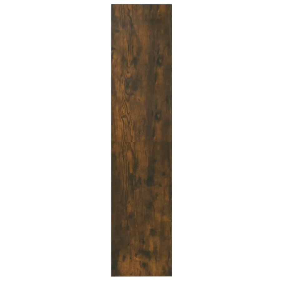 Boekenkast/Kamerscherm 60X30X35 Cm Bewerkt Hout Gerookt eiken